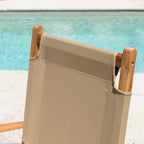 Vick - Salon De Jardin 2 Pers - Taupe/Marron