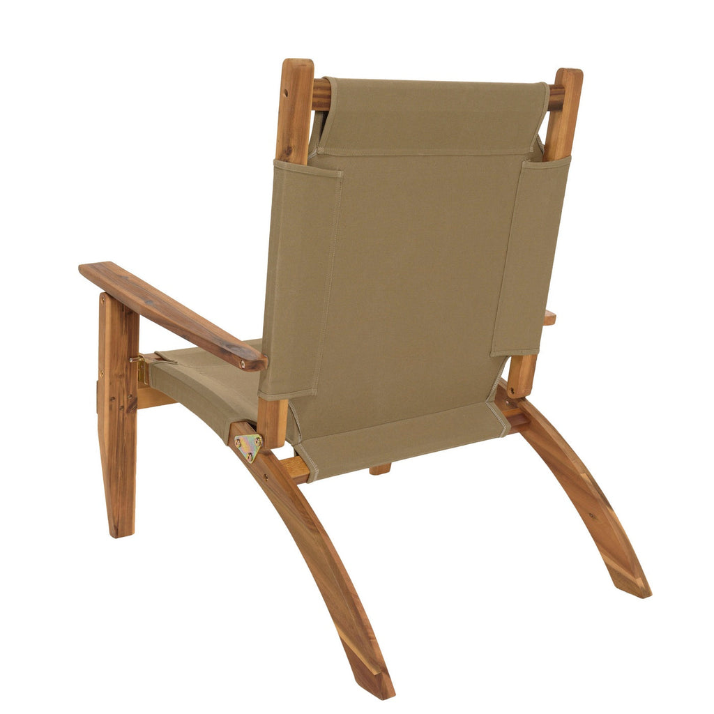 Vick - Salon De Jardin 2 Pers - Taupe/Marron