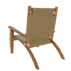 Vick - Salon De Jardin 2 Pers - Taupe/Marron