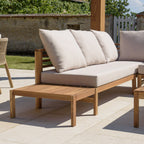 Vick - Salon De Jardin 5 Places - Marron/Taupe