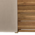Vick - Salon De Jardin 5 Places - Marron/Taupe