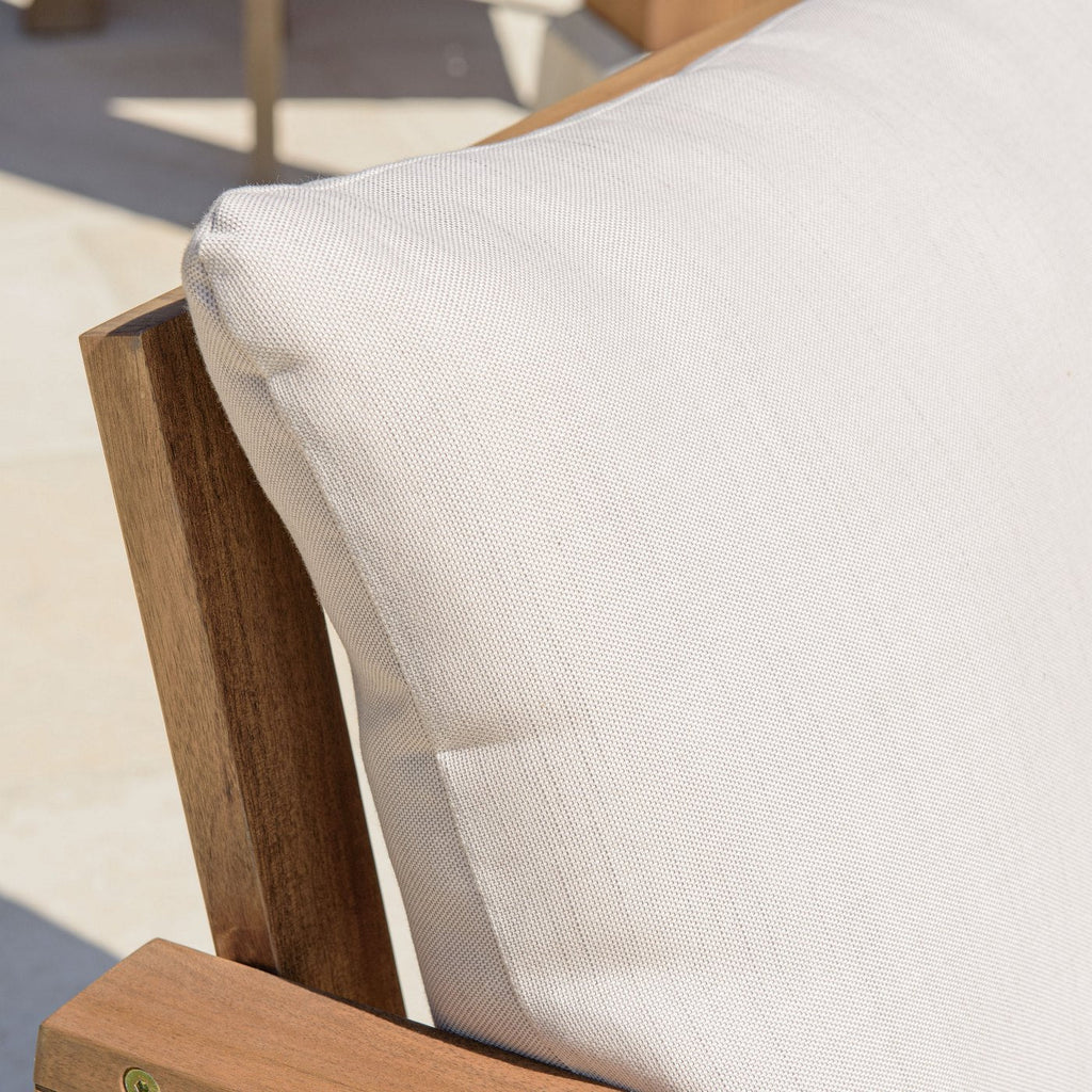 Vick - Salon De Jardin 5 Places - Taupe/Marron