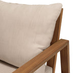 Vick - Salon De Jardin 5 Places - Taupe/Marron