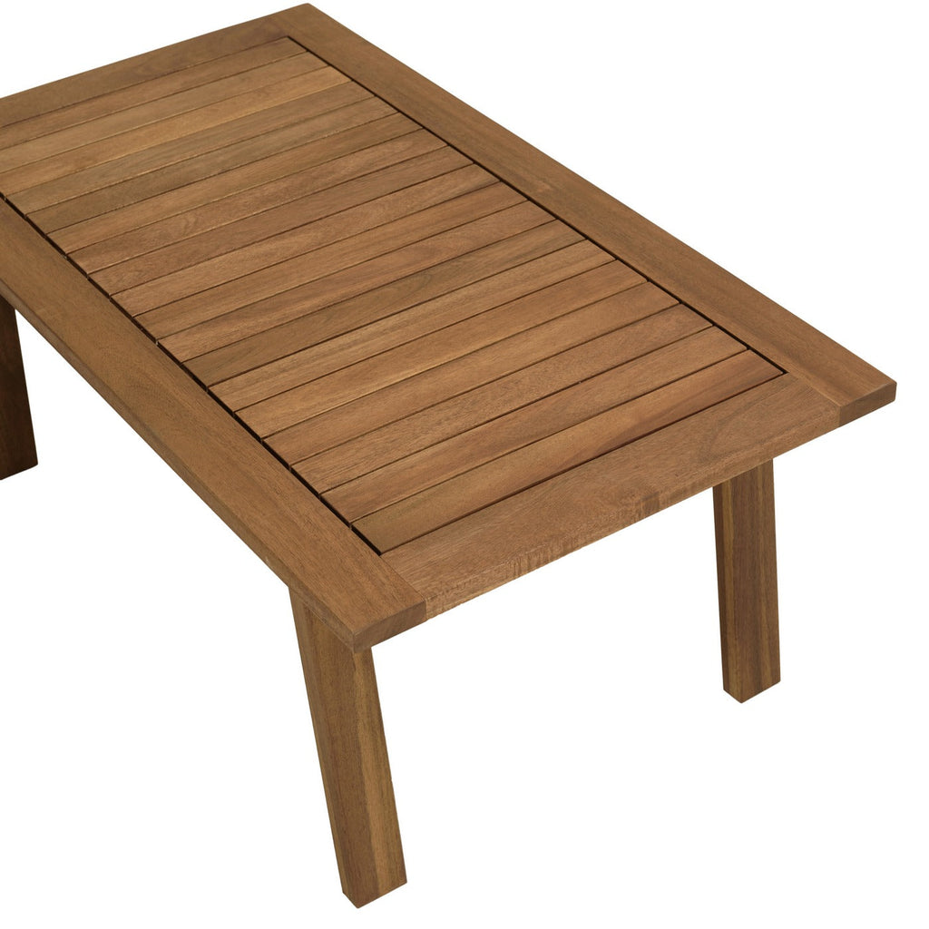 Vick - Salon De Jardin 5 Places - Taupe/Marron