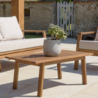 Vick - Salon De Jardin 5 Places - Taupe/Marron