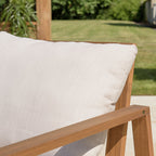 Vick - Salon De Jardin 5 Places - Taupe/Marron