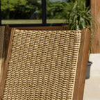 Vick - Lot De 2 Chaises Jardin - Marron/Taupe