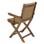 Vick - Lot De 2 Fauteuils Jardin - Marron/Taupe