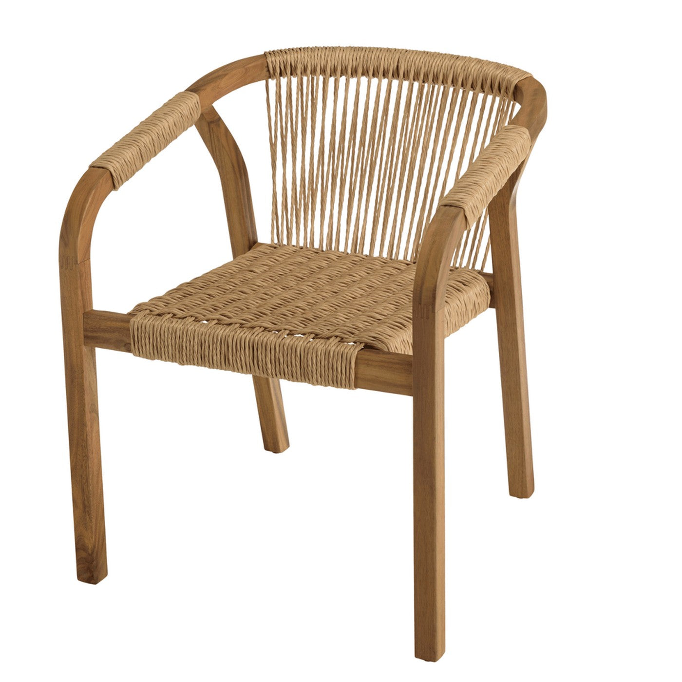 Vick - Lot De 2 Fauteuils Jardin - Marron/Beige