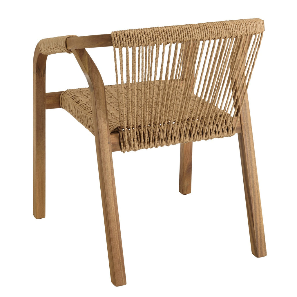 Vick - Lot De 2 Fauteuils Jardin - Marron/Beige