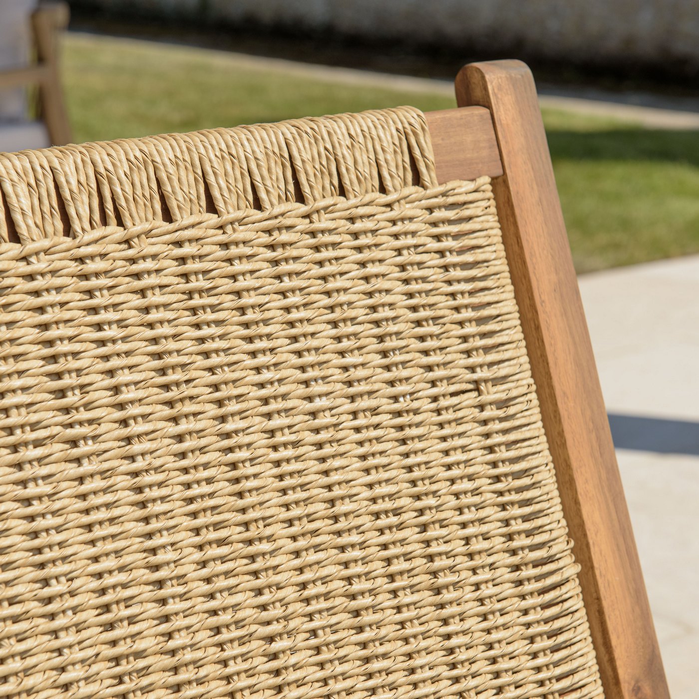 Vick - Salon De Jardin 4 Places - Marron/Taupe