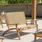 Vick - Salon De Jardin 4 Places - Marron/Taupe
