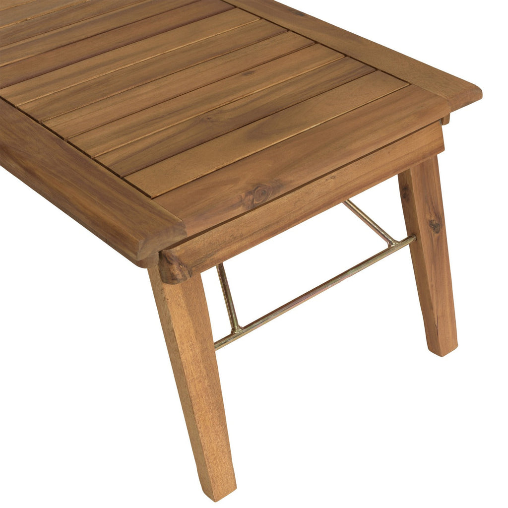 Vick - Salon De Jardin 4 Places - Marron/Taupe