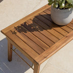 Vick - Salon De Jardin 4 Places - Marron/Taupe