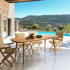 Vick - Table De Jardin - Marron