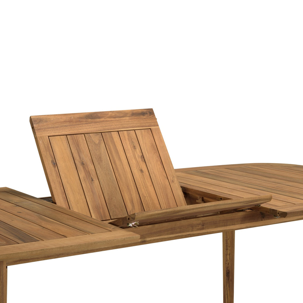 Vick - Salon De Jardin 6 Places - Marron/Taupe