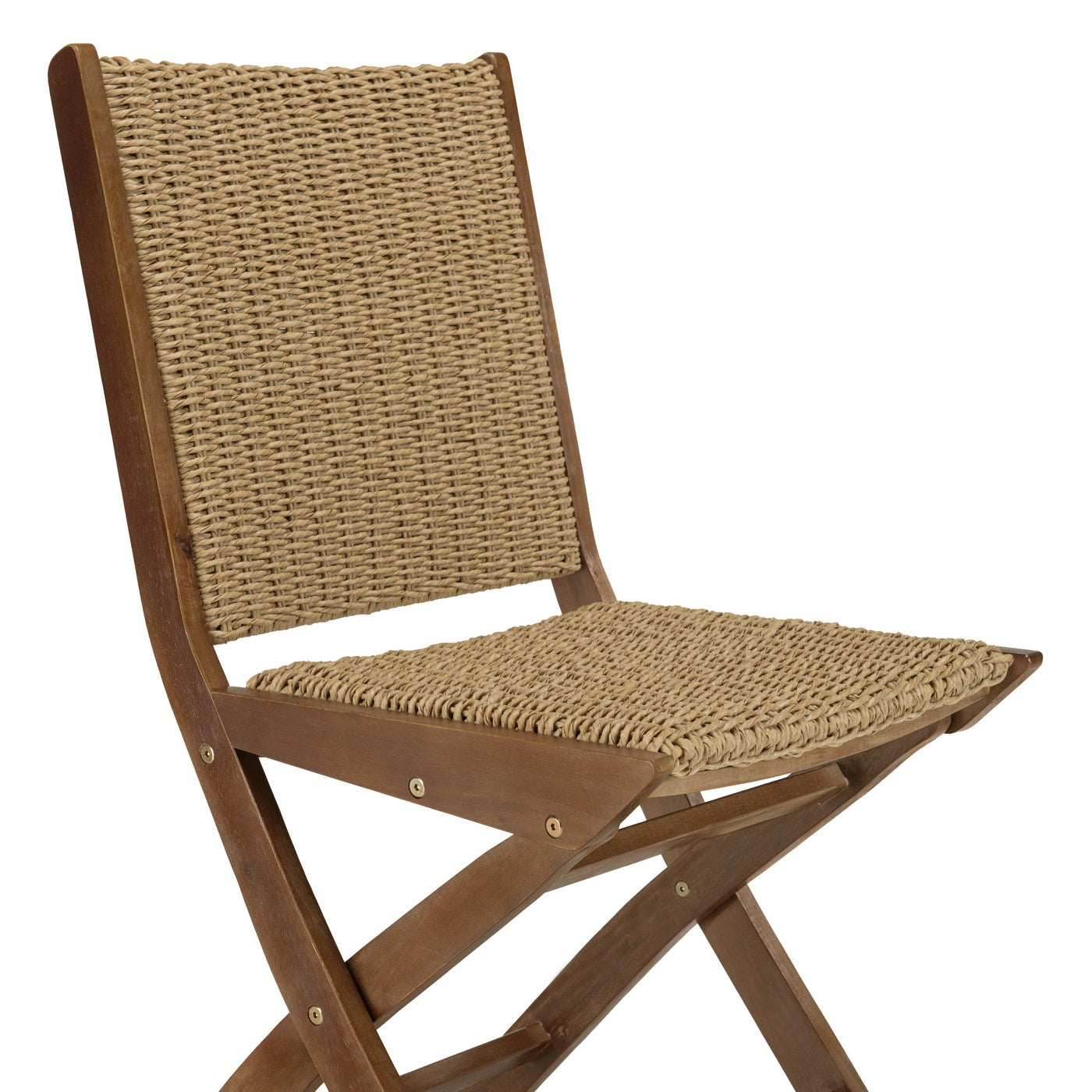 Vick - Salon De Jardin 6 Places - Marron/Taupe