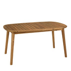 Vick - Salon De Jardin 6 Places - Marron/Taupe