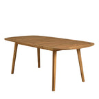 Vick - Salon De Jardin 6 Places - Marron/Taupe