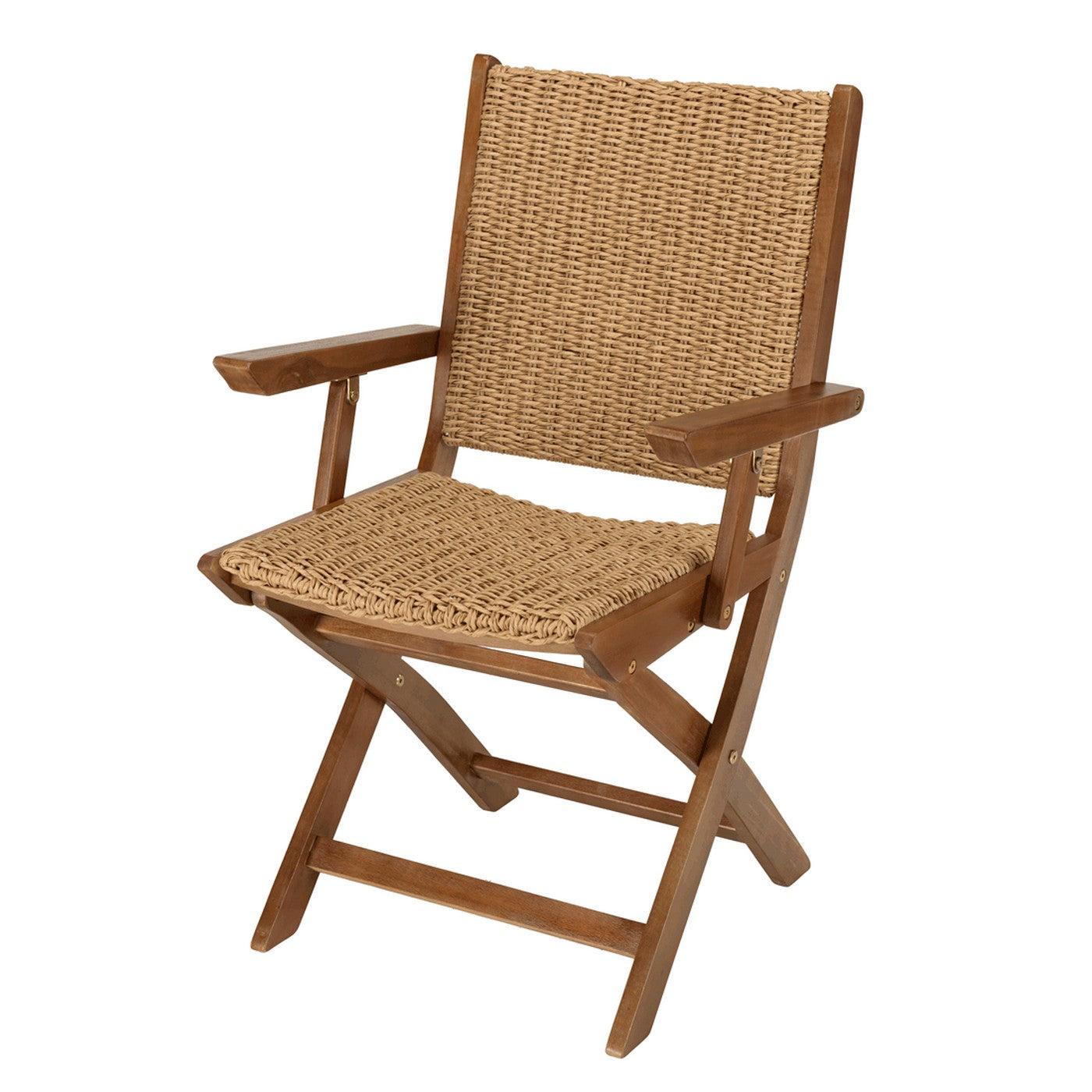 Vick - Salon De Jardin 6 Places - Marron/Taupe