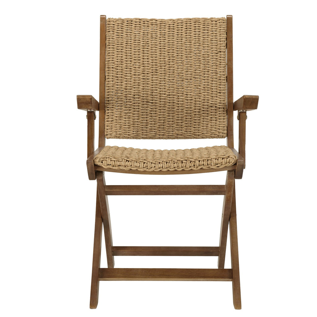 Vick - Salon De Jardin 6 Places - Marron/Taupe