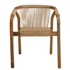 Vick - Salon De Jardin 6 Places - Beige/Marron