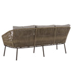 Vick - Salon De Jardin 5 Places - Taupe/Gris Anthracite