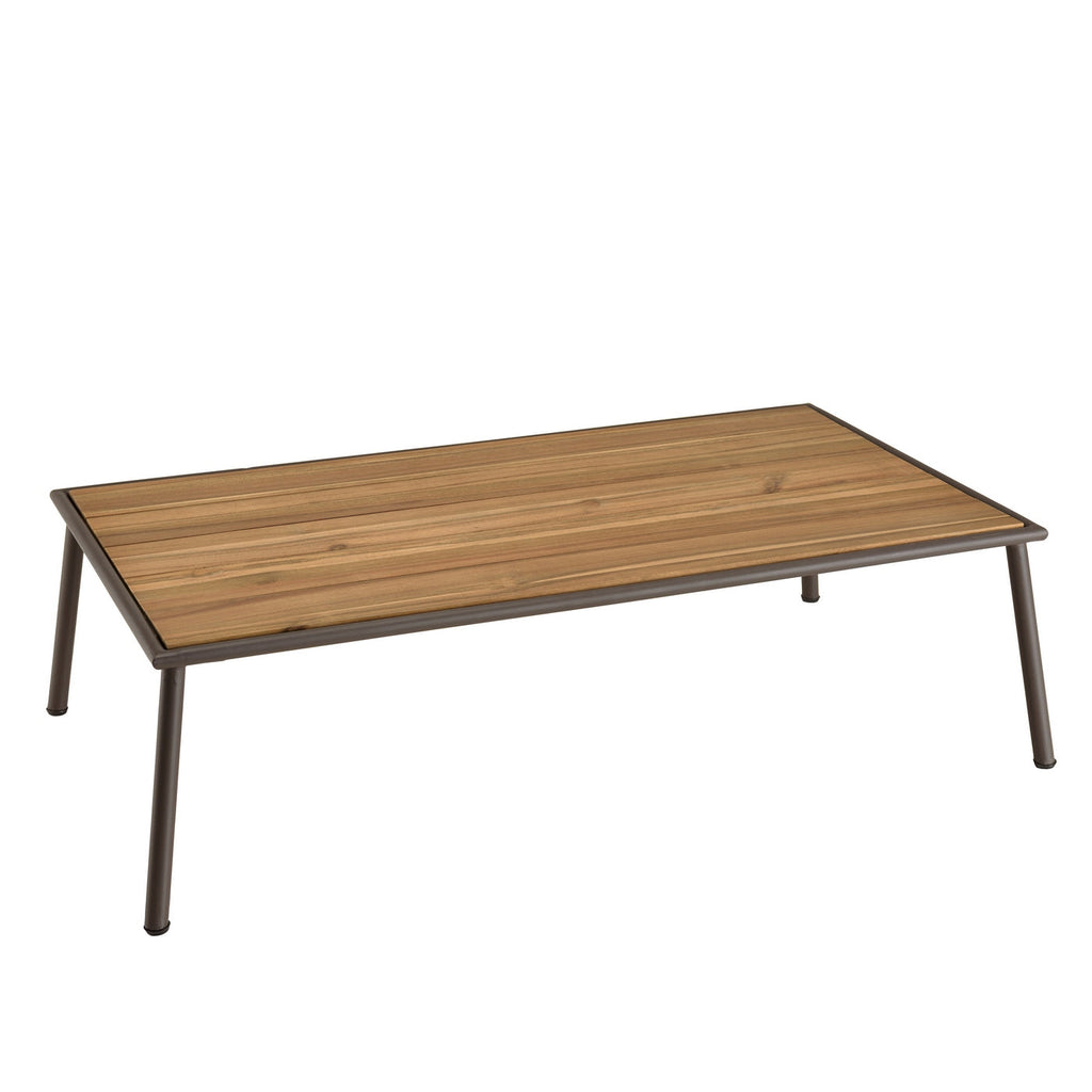Vick - Salon De Jardin 5 Places - Taupe/Gris Anthracite