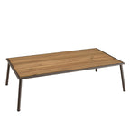 Vick - Salon De Jardin 5 Places - Taupe/Gris Anthracite