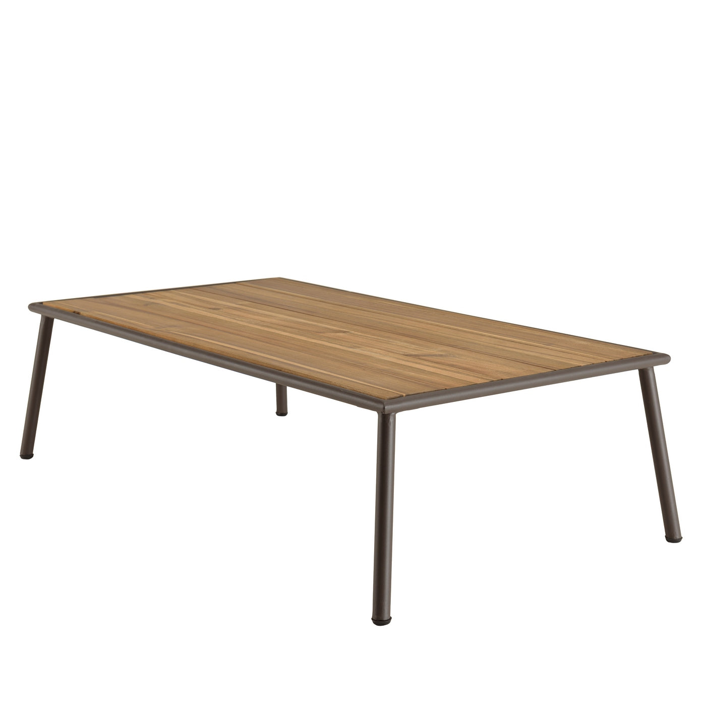 Vick - Salon De Jardin 5 Places - Taupe/Gris Anthracite