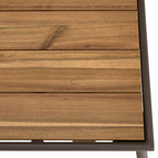 Vick - Salon De Jardin 5 Places - Taupe/Gris Anthracite
