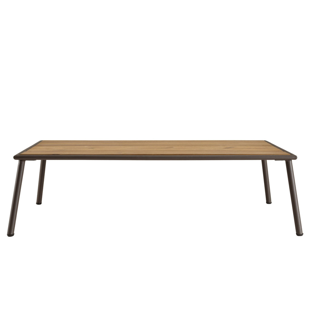 Vick - Salon De Jardin 5 Places - Taupe/Gris Anthracite