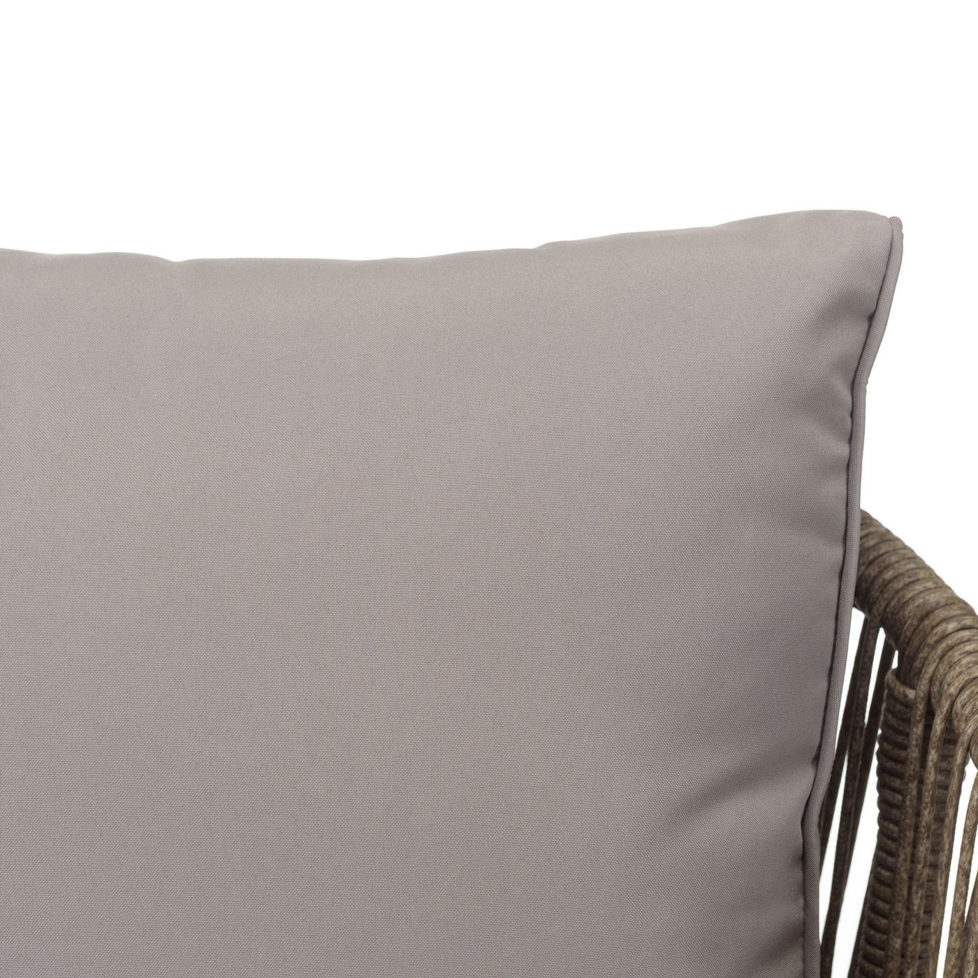 Vick - Salon De Jardin 5 Places - Taupe/Gris Anthracite
