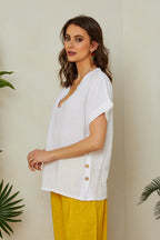 Top Blanc - Femme