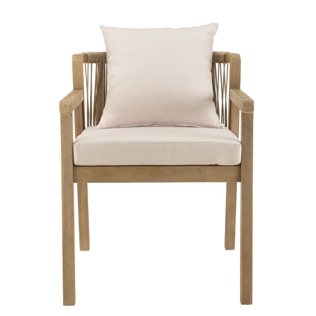 Celestin - Lot De 2 Fauteuils Jardin - Beige/Gris/Marron