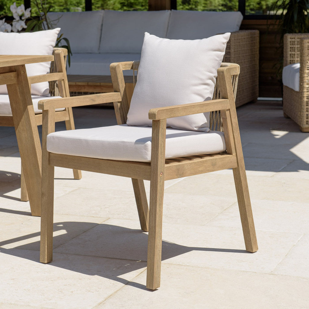 Celestin - Lot De 2 Fauteuils Jardin - Beige/Gris/Marron