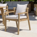 Celestin - Lot De 2 Fauteuils Jardin - Beige/Gris/Marron