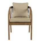Celestin - Lot De 2 Fauteuils Jardin - Vert/Gris/Marron