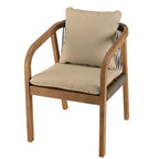 Celestin - Lot De 2 Fauteuils Jardin - Vert/Gris/Marron