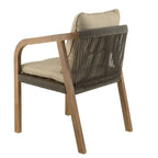 Celestin - Lot De 2 Fauteuils Jardin - Vert/Gris/Marron