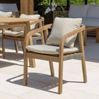 Celestin - Lot De 2 Fauteuils Jardin - Vert/Gris/Marron