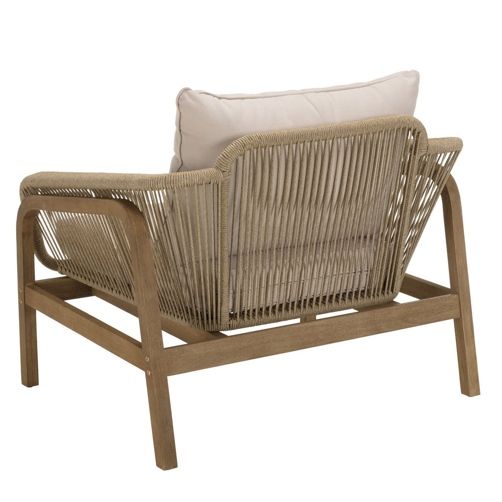 Celestin - Salon De Jardin 5 Places - Beige/Gris/Marron