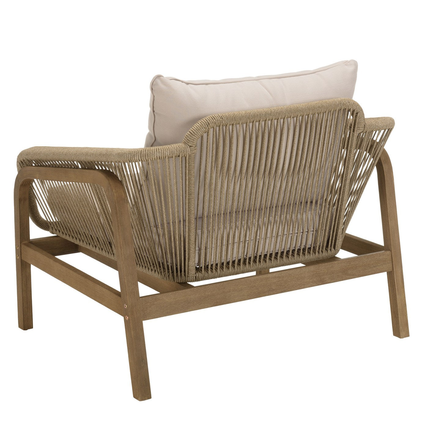 Celestin - Salon De Jardin 5 Places - Beige/Gris/Marron