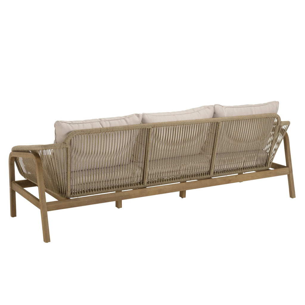 Celestin - Salon De Jardin 5 Places - Beige/Gris/Marron