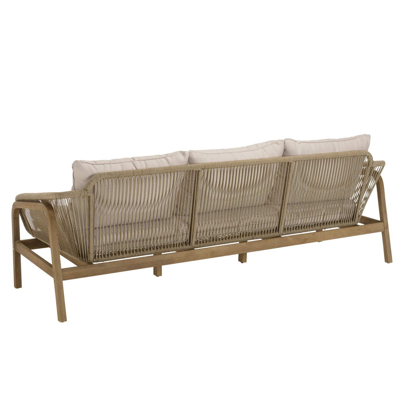 Celestin - Salon De Jardin 5 Places - Beige/Gris/Marron