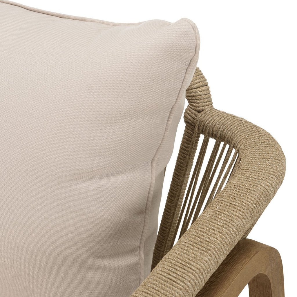 Celestin - Salon De Jardin 5 Places - Beige/Gris/Marron