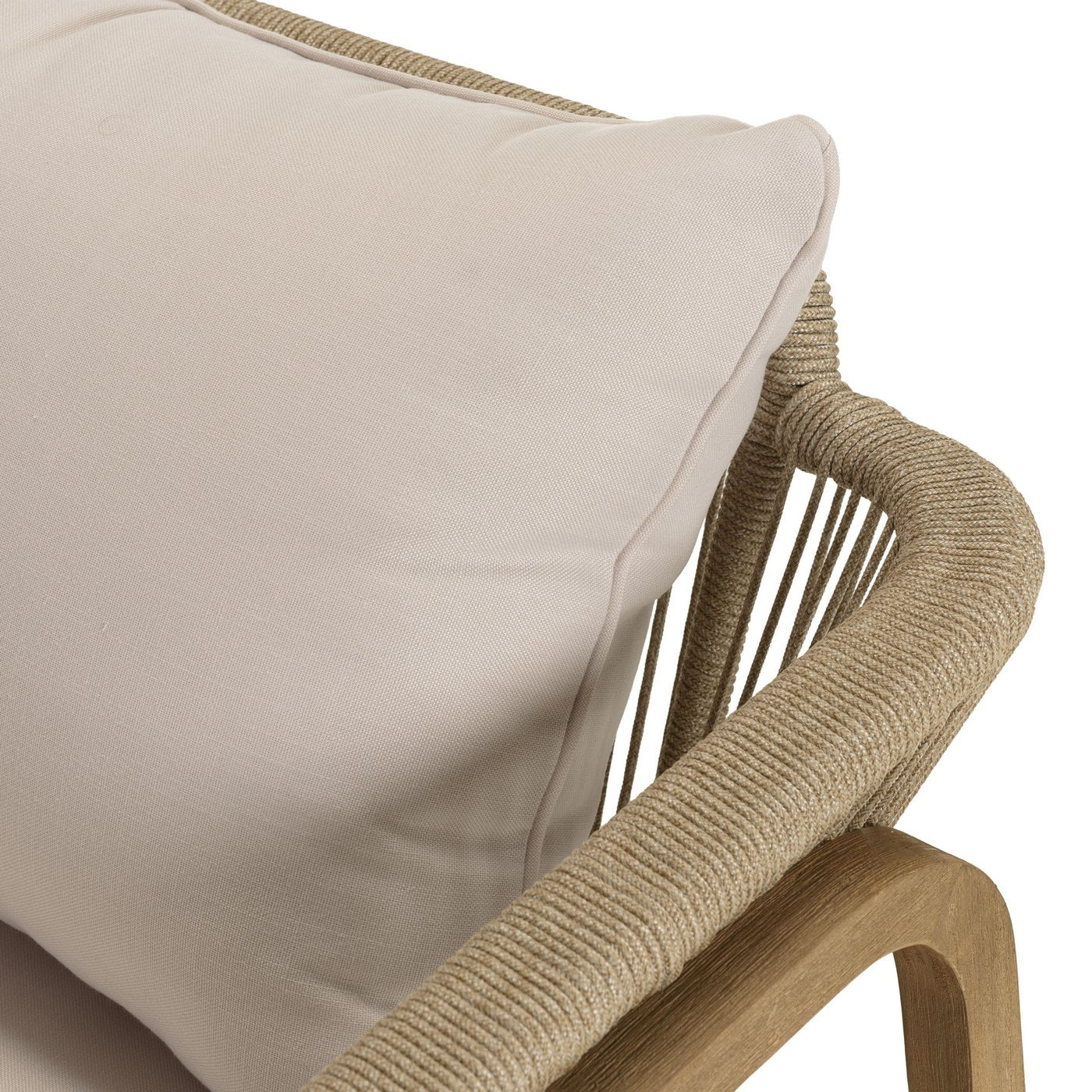 Celestin - Salon De Jardin 5 Places - Beige/Gris/Marron