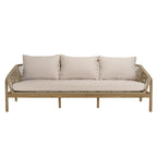 Celestin - Salon De Jardin 5 Places - Beige/Gris/Marron