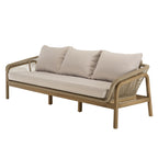 Celestin - Salon De Jardin 5 Places - Beige/Gris/Marron