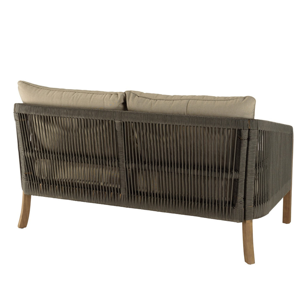 Celestin - Salon De Jardin 4 Places - Vert/Gris/Marron
